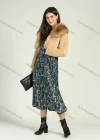 Wholesale Women's Fuzzy Open Front Long Sleeve Crop Faux Fur Coat - Liuhuamall