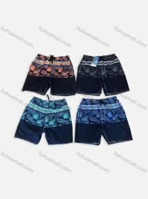 Wholesale Men's Casual Tropical Drawstring Multiple Pockets Shorts F5527#, LIUHUA CLOTHING WHOLESALE