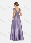 Wholesale Women's Elegant Embroidered Pearl Decor Plain Evening Dress 9500# - Liuhuamall