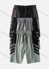 Wholesale Men's Performance Workout Colorblock Reflective Stripes Athletic Shorts With Zip Pockets B1020# - Liuhuamall