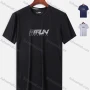 Wholesale Men's Quick Dry Workout Running Letter Slogan Jacquard Athletic T-Shirt 6625# preview