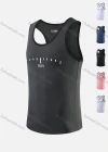 Wholesale Men's Quick Dry Comfy Workout Contrast Neck Trim Athletic Letters Tank Top 2360# - Liuhuamall