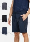 Wholesale Men's Performance Workout Colorblock Athletic Shorts With Zip Pockets - Liuhuamall