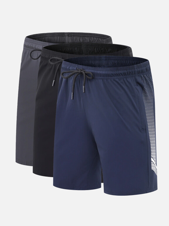 Men's Performance Workout Athletic Drawstring Shorts With Zip Pockets A061#, Clothing Wholesale Market -LIUHUA, Men, Men-s-Tops