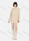 Wholesale Women's Casual Plain Round Neck Pom-pom Long Sleeve Mid-Length Sweater - Liuhuamall