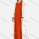 Wholesale Women's Open Front Star Print Maxi Cardigan Red Clothing Wholesale Market Liuhua