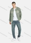Wholesale Men's Embroidered Letter Print Baseball Jacket - Liuhuamall