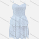 Wholesale Women's Casual 100%Cotton Plain Layered Hem Eyelet Embroidered Cami Short Dress 7216# White Guangzhou Clothing Wholesale Market & Suppliers -LIUHUAMALL