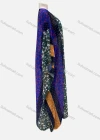 Wholesale Women's Vintage Muslim Loose Fit Allover Print Splicing Pullover Maxi Kaftan Dress - Liuhuamall
