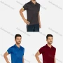 Wholesale Men's Sporty Short Sleeve Plain Slim Fit Quick Dry Stretch Polo Shirt preview