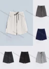 Wholesale Men's Sporty Plain Drawstring Elastic Waist Patch Pocket Shorts - Liuhuamall