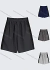 Wholesale Men's Sporty Plain Elastic Waist Zipper Pocket Shorts - Liuhuamall