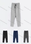 Wholesale Men's Sporty Plain Drawstring Elastic Waist Patch Pocket Pants - Liuhuamall