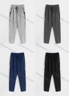 Wholesale Men's Sporty Plain Reflective Stripes Drawstring Zipper Pockets Pants - Liuhuamall