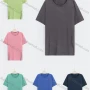 Wholesale Men's Casual Plain Reflective Stripes Round Neck Short Sleeve Tee preview