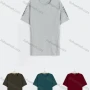 Wholesale Men's Athletic Plain Letter Print Round Neck Short Sleeve Tee preview