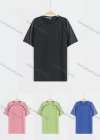 Wholesale Men's Sporty Reflective Stripes Honeycomb Print Round Neck Short Sleeve Tee - Liuhuamall