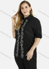 Wholesale Women's Casual Round Neck 3/4 Sleeve Rhinestone Top - Liuhuamall