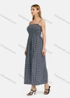 Wholesale Women's Square Neck Spaghetti Strap Floral Print Cami Maxi Dress A03# - Liuhuamall
