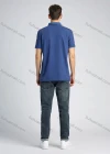 Wholesale Men's Casual Cotton Colokblock Striped Short Sleeve Polo Shirt - Liuhuamall