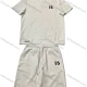 Wholesale Men's Beige FS Polo Set Wholesale - Short Sleeve & Matching Shorts, Drawstring Waist, Logo Detail, Bulk Discounts Beige Clothing Wholesale Market Liuhua