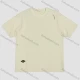 Wholesale Men's Beige T-Shirt Wholesale - Black Shoulder Logo, Soft Cotton, Crew Neck, Slim Fit, Bulk Discounts Beige Clothing Wholesale Market Liuhua