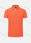 Wholesale Unisex Casual Short Sleeve Rhinestone Striped Trim Button Front Polo Shirts - Liuhuamall