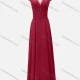 Wholesale Women's Glamorous Plain Sweetheart Cap Sleeve Appliques Splicing Lace Pearl Decor Maxi Bridesmaid Dress K071# Red Clothing Wholesale Market Liuhua
