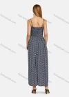 Wholesale Women's Square Neck Spaghetti Strap Floral Print Cami Maxi Dress A03# - Liuhuamall