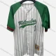 Wholesale Men's Athletic Workout V Neck Striped Letter Button Front Mesh Breathable Raglan Sleeve Baseball Jersey Top White Clothing Wholesale Market Liuhua