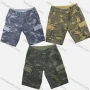 Wholesale Men's Casual Camouflage Flap Pockets Drawstring Cargo Shorts 8990# preview