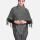 Woman's Casual Plain Print Knitted Fabric Turtleneck Neck Shawl 8864# 503# Clothing Wholesale Market -LIUHUA