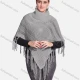 Wholesale Woman's Casual Plain Print Knitted Fabric Turtleneck Neck Shawl 8864# 504# Clothing Wholesale Market Liuhua