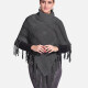 Woman's Casual Plain Print Knitted Fabric Turtleneck Neck Shawl 8864# 505# Clothing Wholesale Market -LIUHUA