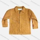 Wholesale Girl's Casual Lapel Long Sleeve Knit Zipper Knit Jackets Yellow Clothing Wholesale Market Liuhua