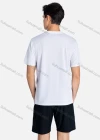 Wholesale Men's Sporty Crew Neck Short Sleeve Abstract Print Breathable T-shirts B1917# - Liuhuamall