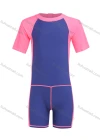 Wholesale Boys Colorblock One Piece Zip Back Swimsuit 734891# - Liuhuamall