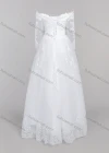 Wholesale Women's Glamorous Appliques Off Shoulder Embroidery Sequin Corset Bodice Classic Tulle Wedding Dress - Liuhuamall