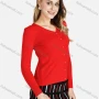 Wholesale Women's V-Neck Solid Button Front Knit Long Sleeve Slim Fit Cardigan 2289-4443# preview