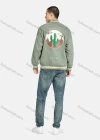 Wholesale Men's Embroidered Letter Print Baseball Jacket - Liuhuamall
