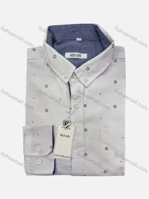 Wholesale Men's Casual Pin Dot Long Sleeve Button Down Shirt, LIUHUA CLOTHING WHOLESALE