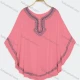 Wholesale Women's Boho Notched Neck Embroidery Poncho 8603# 78# Guangzhou Clothing Wholesale Market & Suppliers -LIUHUAMALL