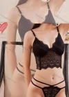 Wholesale Women's Sexy Lace Longline Bra & Thongs Lingerie Set 902# - Liuhuamall