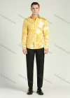 Wholesale Men's Tie Dye Button Down Long Sleeve Casaul Shirt - Liuhuamall