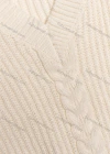 Wholesale Women's Casual V Neck Extra Long Sleeve Cable Knit Sweater 6018-10# - Liuhuamall