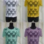 Wholesale Women's Casual Round Neck Hollow Out Plain Knit Top preview