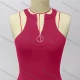 Wholesale Women's Fashion Round Neck Quarter Zip Sleeveless Plain Knit Top 522# Clothing Wholesale Market Liuhua