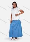 Wholesale Women's Round Neck T-Shirt With Maxi Skirt Casual 2 Piece Set - Liuhuamall
