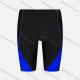 Wholesale Women's Sporty High Waist Plain Splicing Colorblock Short Legging 0068# Blue Clothing Wholesale Market Liuhua