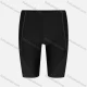 Wholesale Women's Sporty High Waist Plain Splicing Colorblock Short Legging 0068# Black Clothing Wholesale Market Liuhua